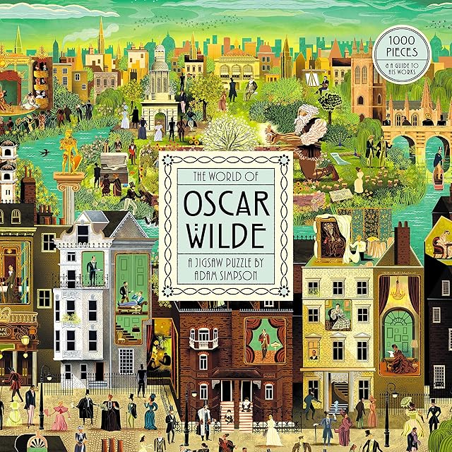 The The World of Oscar Wilde 1000-Piece Puzzle – 19" x 27" Jigsaw That Will immerse You in The World of Oscar Wilde, Perfect for Book Lovers!