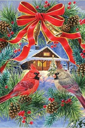 The RoseArt - Abraham Hunter - Deck The Halls - 1000 Piece Jigsaw Puzzle for Adults